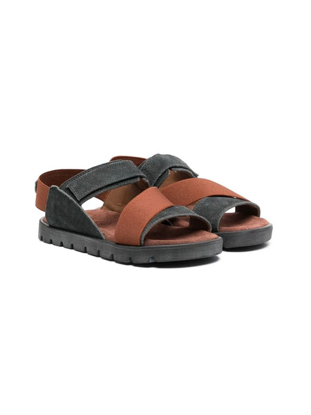  Pèpè Jap Elasticated Sandals - Black 