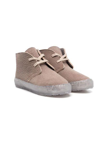  Pèpè Kent Textured Ankle Boots - Neutrals 