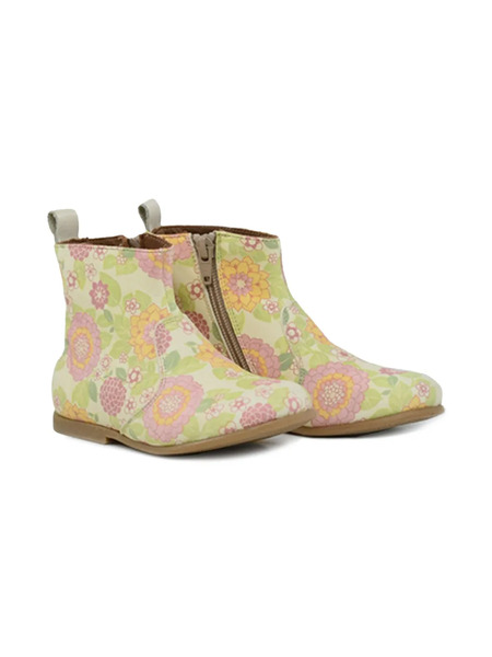  Pèpè Leather Ankle Boots - Green 