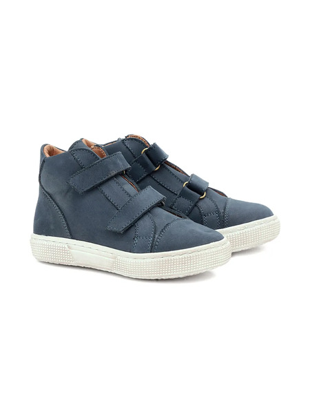  Pèpè Leather Strapped Sneakers - Blue 