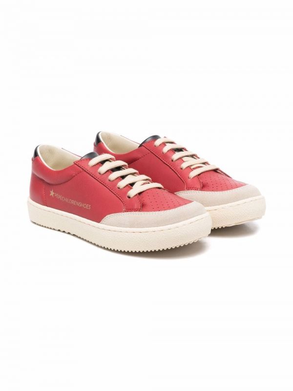  Pèpè Logo Low-top Sneakers - Red 