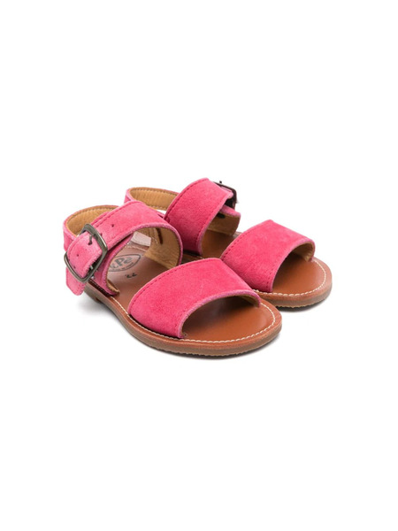  Pèpè Nico Suede Sandals - Pink 