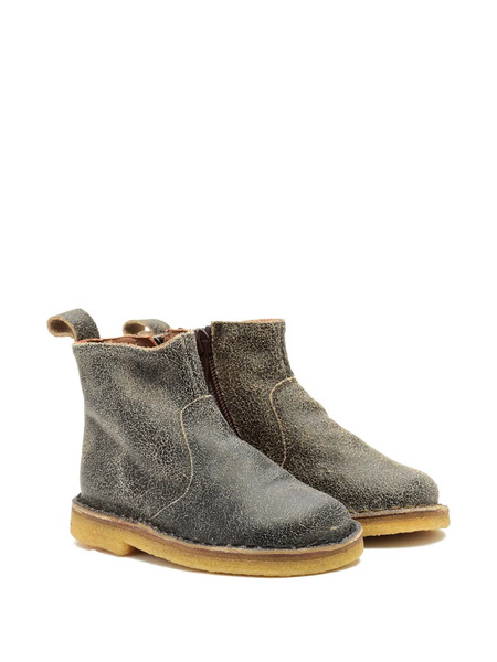  Pèpè Pull Tab Zip Boots - Grey 
