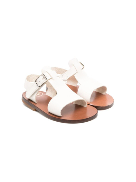  Pèpè Simone Leather Sandals - White 