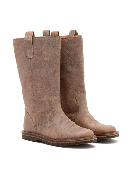  Pèpè Suede Knee-high Boots - Brown 