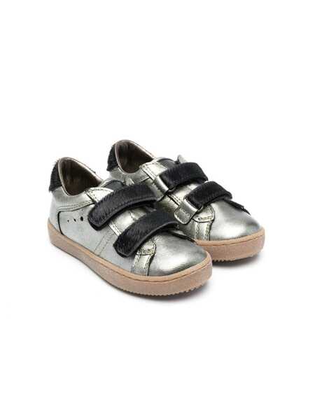  Pèpè Touch-strap Metallic Sneakers - Green 