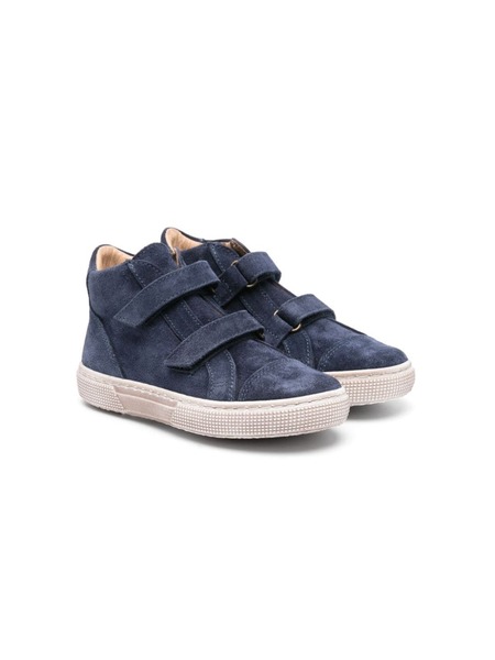  Pèpè Touch-strap Suede Sneakers - Blue 