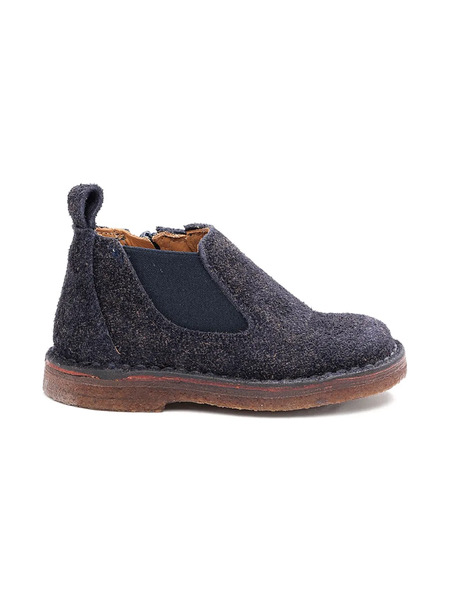  Pèpè Zip-fastening Suede Boots - Blue 