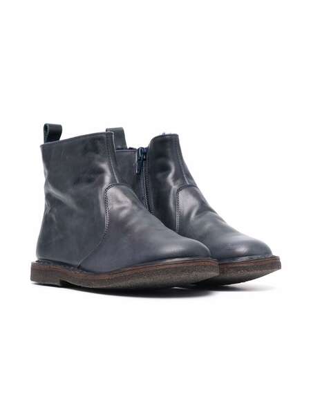  Pèpè Zipped Ankle Boots - Blue 