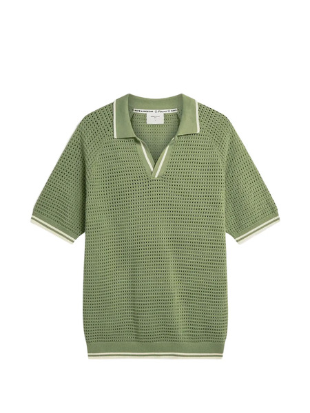  Percival Boxy Knitted T-shirt - Green 