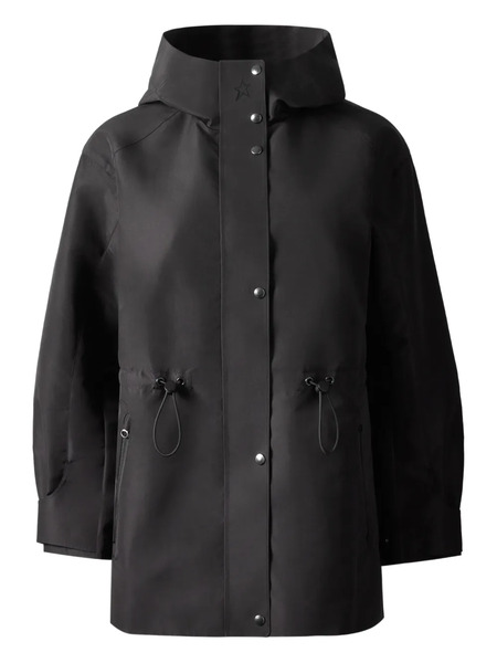  Perfect Moment Drawstring Hooded Parka - Black 