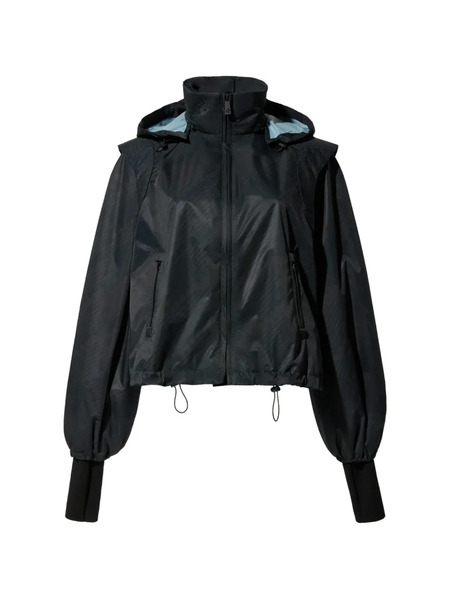  Perfect Moment Hooded Lightweight Jacket - Black 