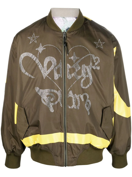  Perks And Mini Varg 2.0 Reversible Bomber Jacket - Green 
