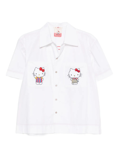  Pero Pocket Embroidered Shirt - White 