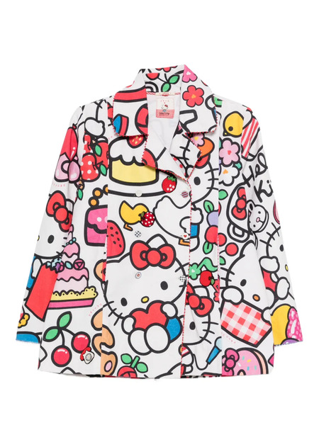  Pero Print Jacket - White 