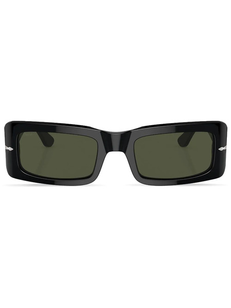  Persol Francis Rectangle-frame Sunglasses - Black 