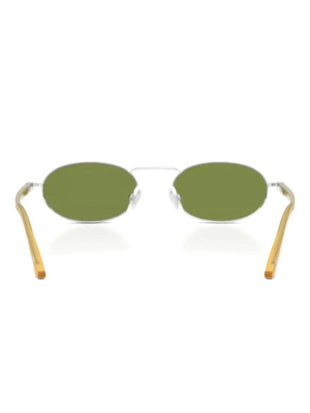  Persol Oval-frame Sunglasses - Silver 