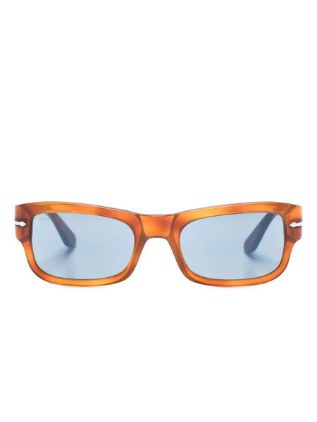  Persol Po3326s Rectangle-frame Transparent Sunglasses - Brown 