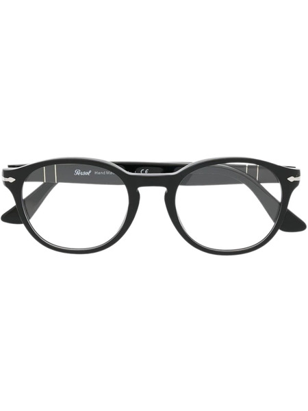  Persol Round-frame Optical Glasses - Black 