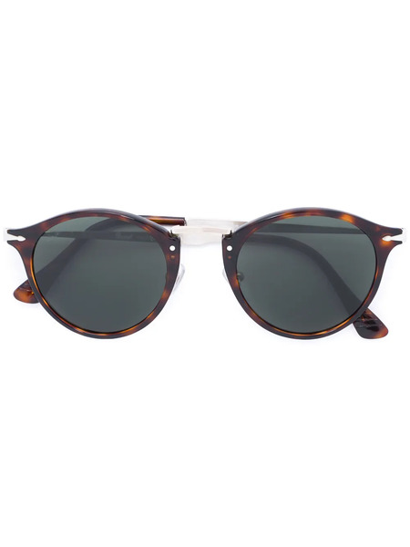  Persol Round Frame Sunglasses - Brown 
