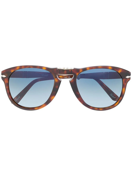  Persol Tortoiseshell Aviator Sunglasses - Brown 