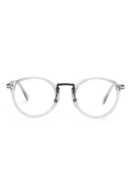  Persol Vico Round-frame Glasses - Grey 