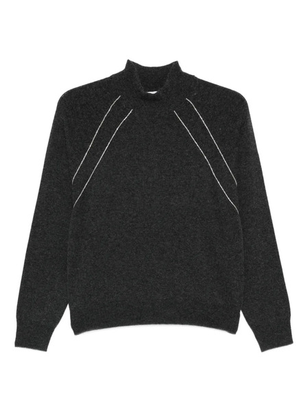  Peserico Bead-detailed Sweater - Grey 