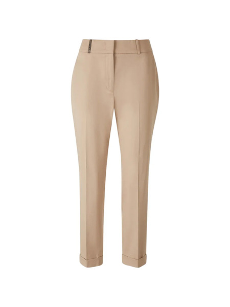  Peserico Belt-loop Cuffed Trousers - Neutrals 