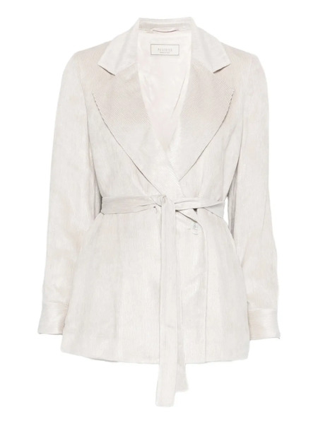  Peserico Belted Fitted Jacket - Neutrals 
