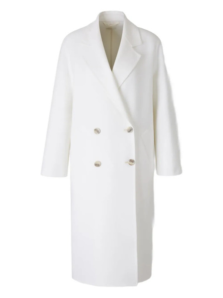  Peserico Button Coat - White 