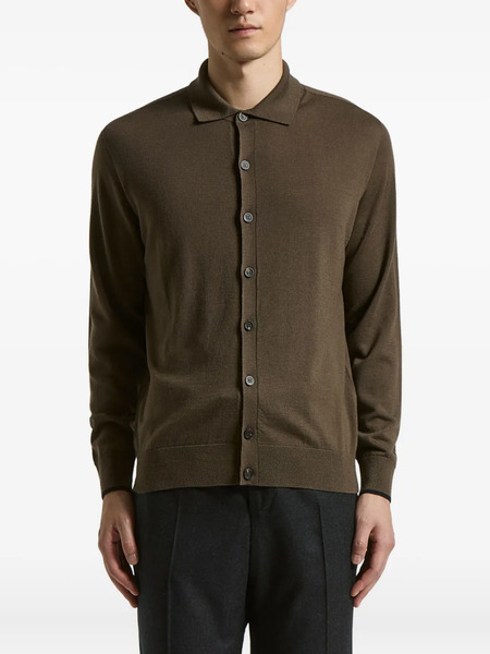  Peserico Button-fastening Cardigan - Brown 