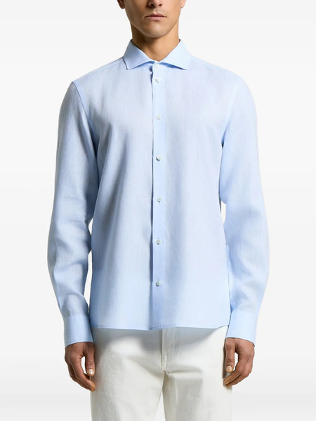  Peserico Buttoned Shirt - Blue 