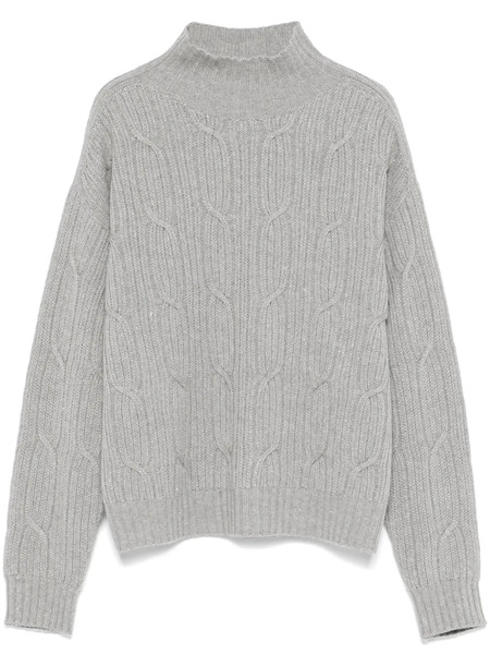  Peserico Cable-knit Sweater - Grey 