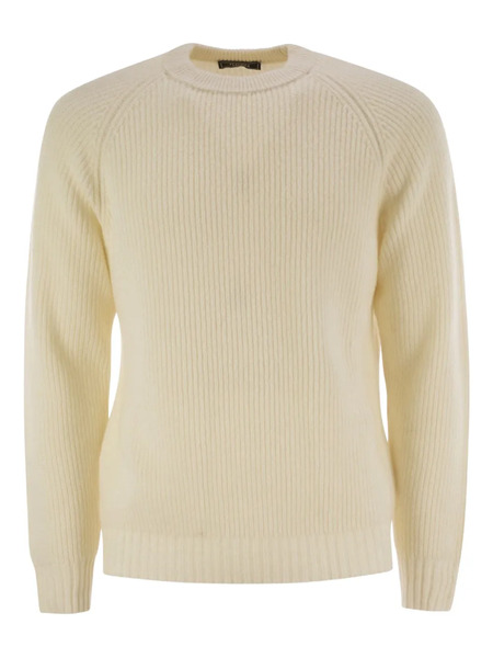  Peserico Crew-neck Ribbed Sweater - Neutrals 