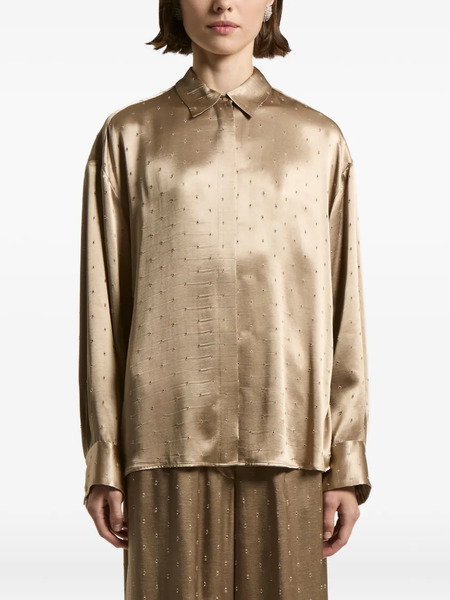  Peserico Dot-pattern Shirt - Neutrals 