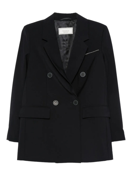  Peserico Double-breasted Blazer - Blue 