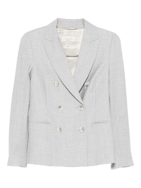  Peserico Double-breasted Blazer - Grey 