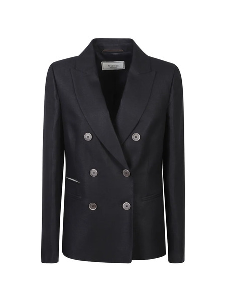  Peserico Double-breasted Blazer - Grey 
