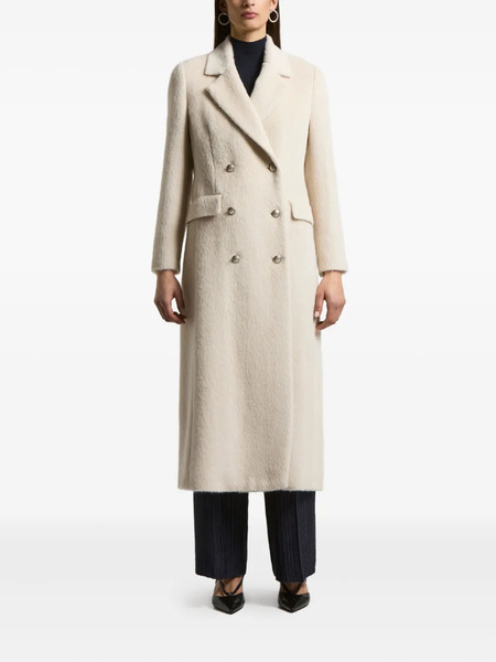  Peserico Double-breasted Coat - Neutrals 