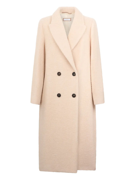  Peserico Double-breasted Coat - Neutrals 