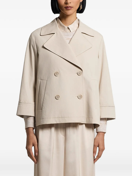  Peserico Double-breasted Jacket - Neutrals 