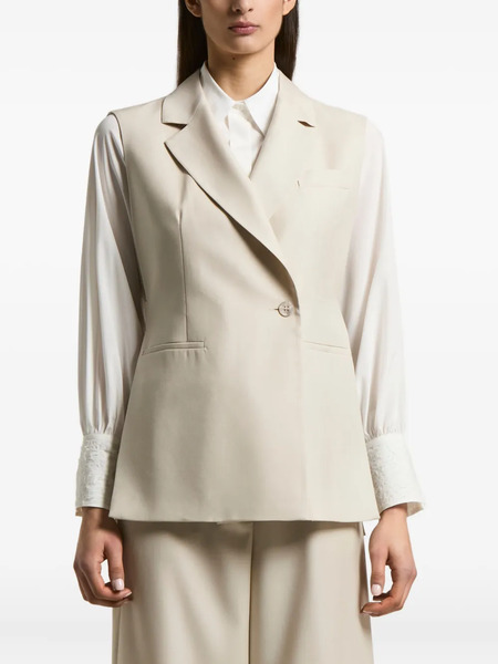  Peserico Double-breasted Waistcoat - Neutrals 