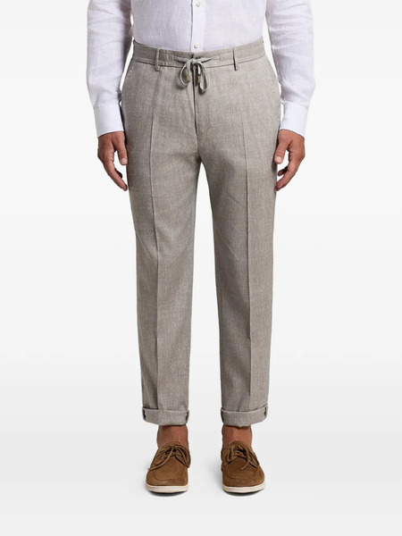  Peserico Drawstring Cuffed Trousers - Neutrals 