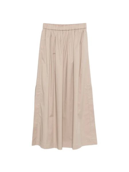  Peserico Elasticated-waistband Maxi Skirt - Neutrals 