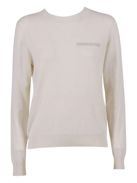  Peserico Embellished Sweater - Neutrals 