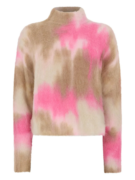  Peserico Faded-pattern Sweater - Neutrals 