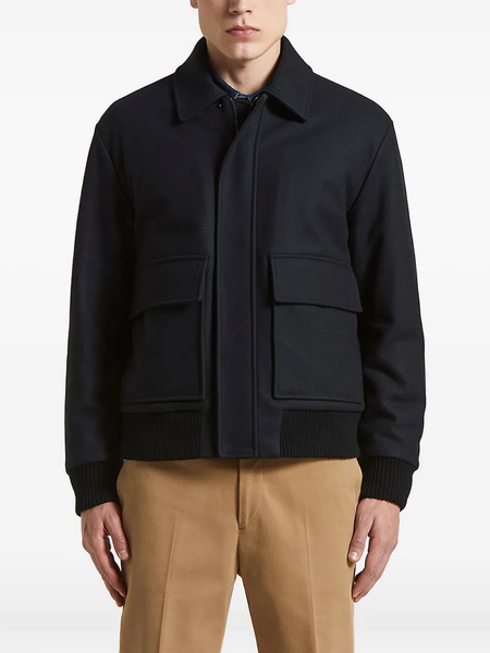  Peserico Flap-pocket Bomber Jacket - Blue 