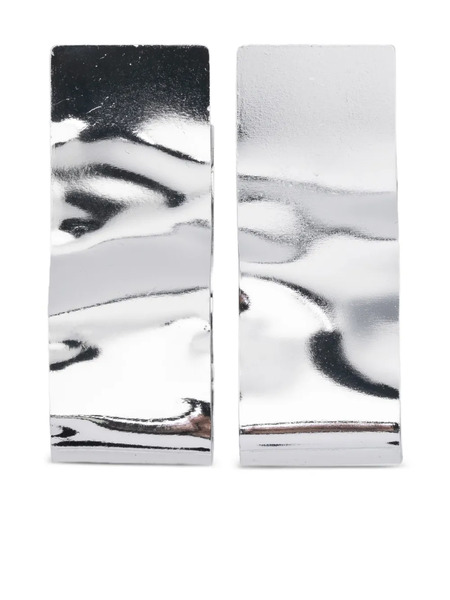  Peserico Hammered Earrings - Silver 
