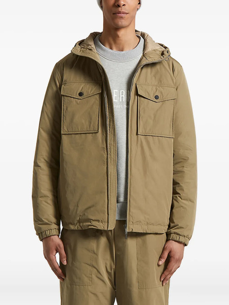  Peserico Hooded Flap-pocket Jacket - Neutrals 