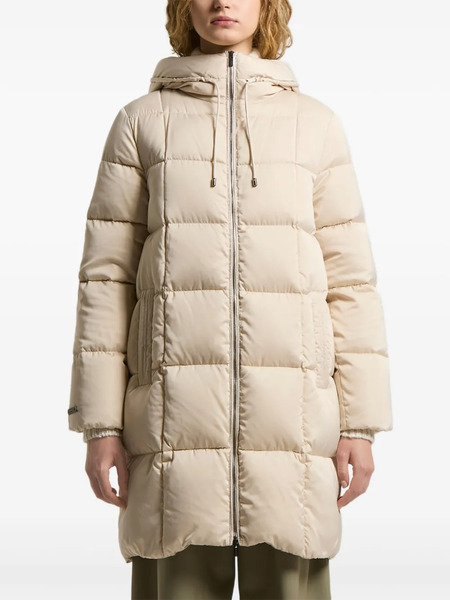  Peserico Hooded Padded Coat - Neutrals 